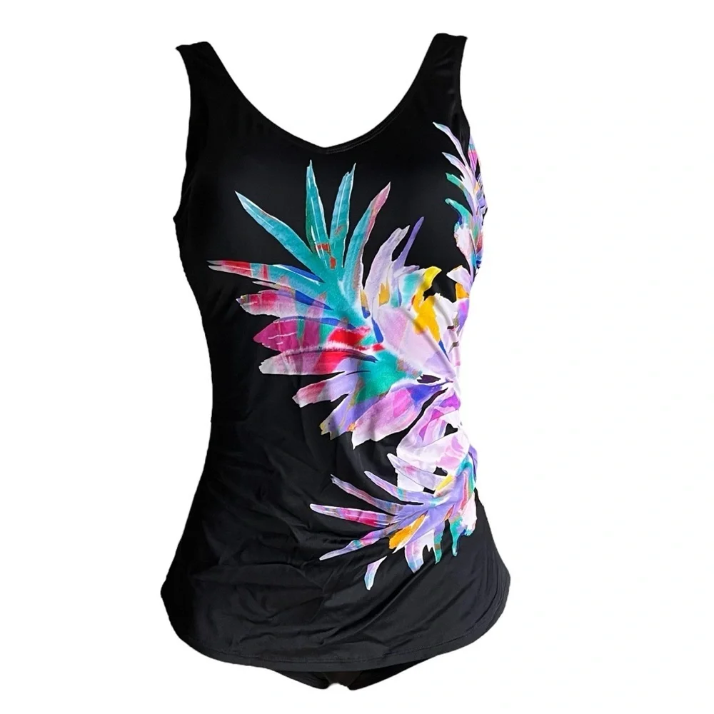 Kim Gravel x Swimsuits For All Sarong Front Suit - Picture 3 of 6